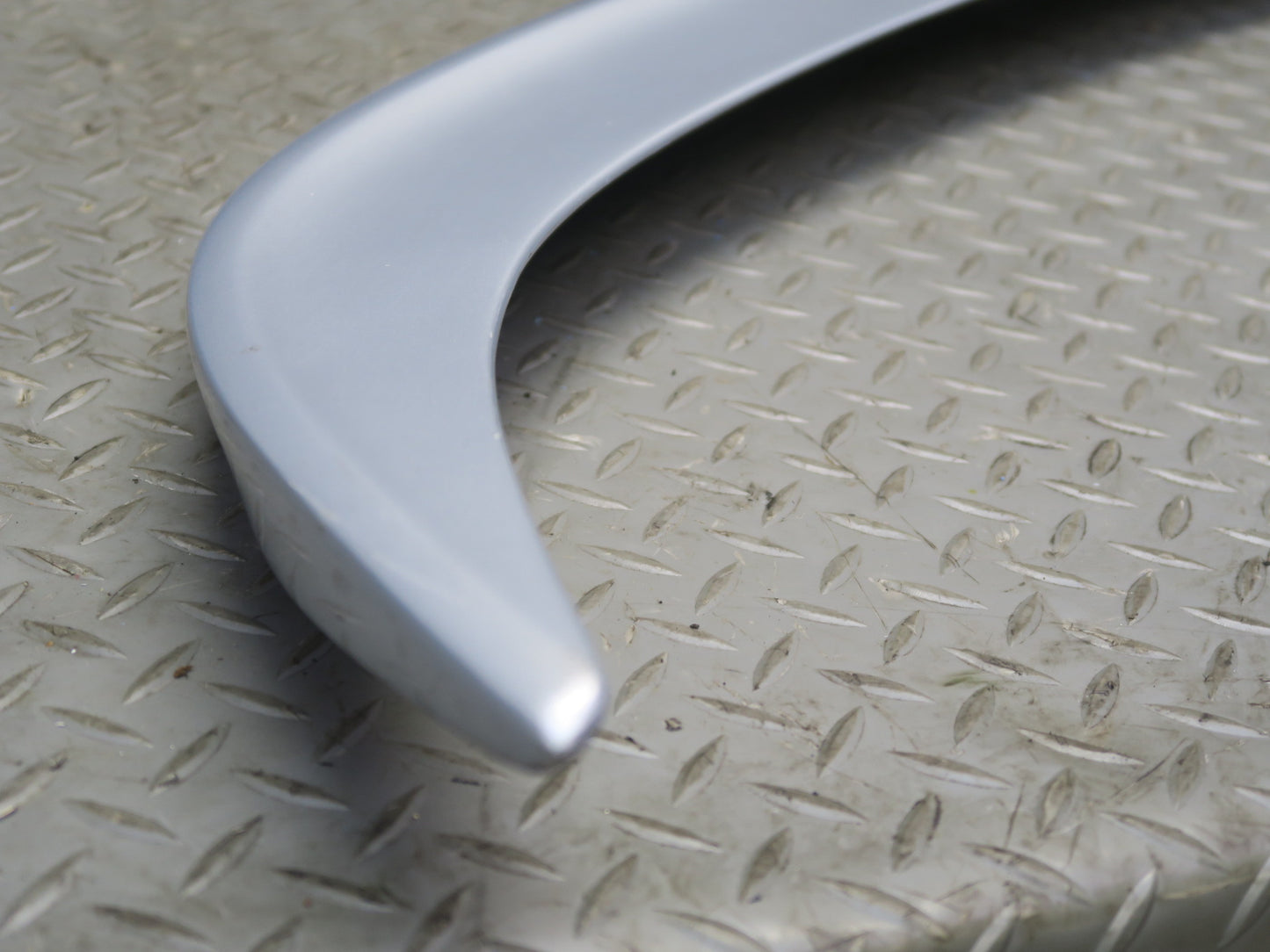 13-20 Mercedes R231 SL550 AMG Rear Trunk Lid Spoiler Iridium Silver OEM