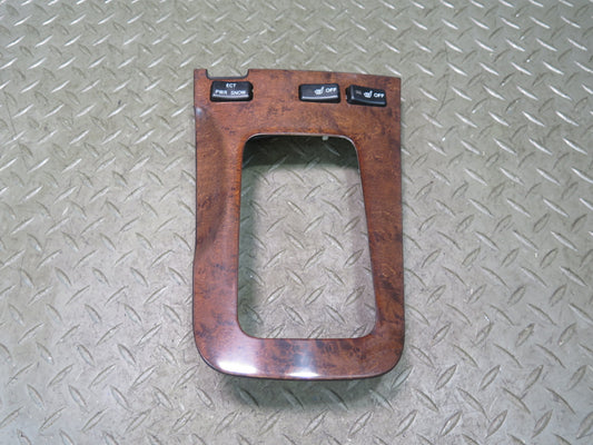 98-00 Lexus UZZ30L SC300 SC400 Center Console Shifter Trim Bezel w Switch OEM