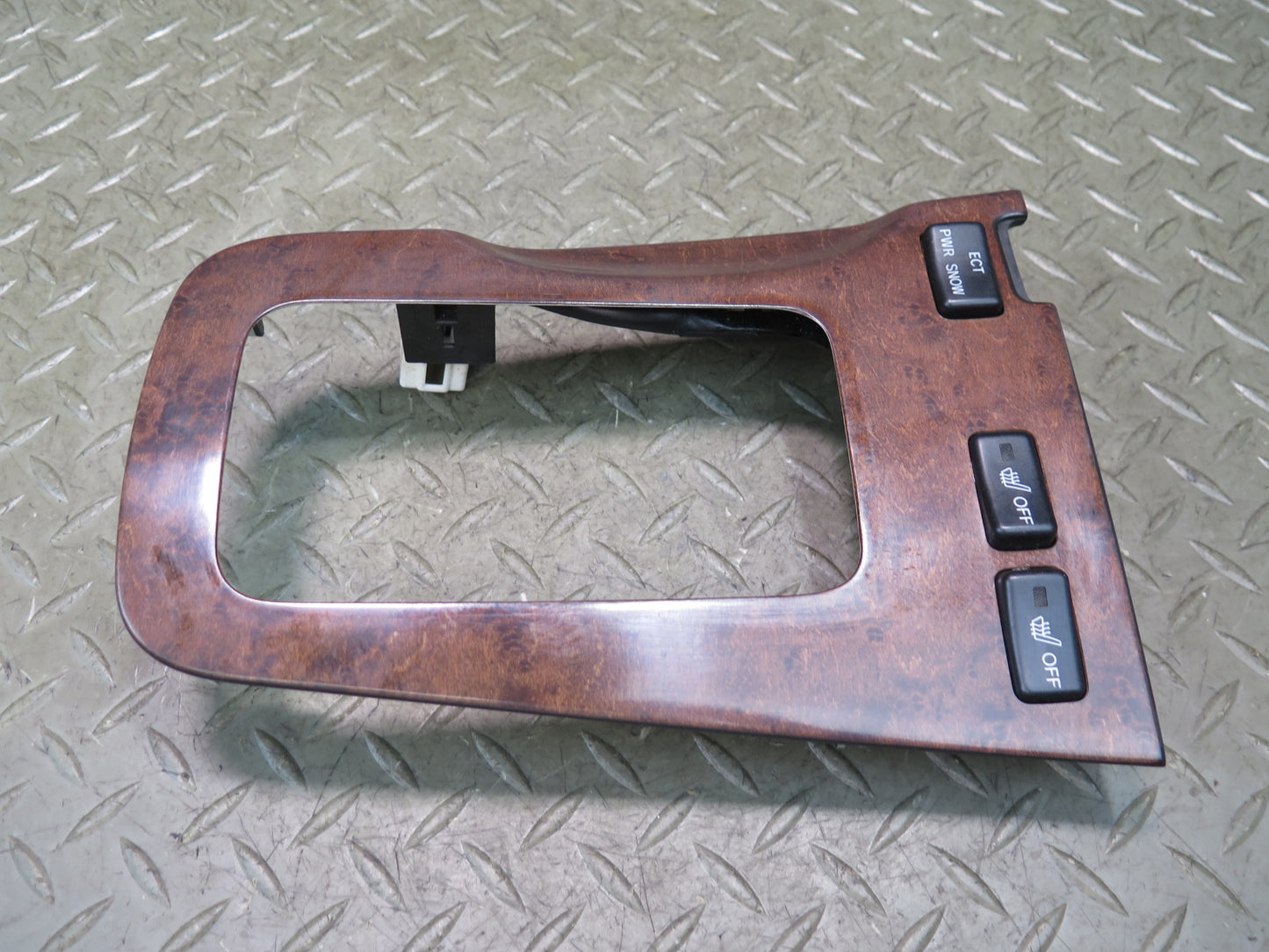 98-00 Lexus UZZ30L SC300 SC400 Center Console Shifter Trim Bezel w Switch OEM