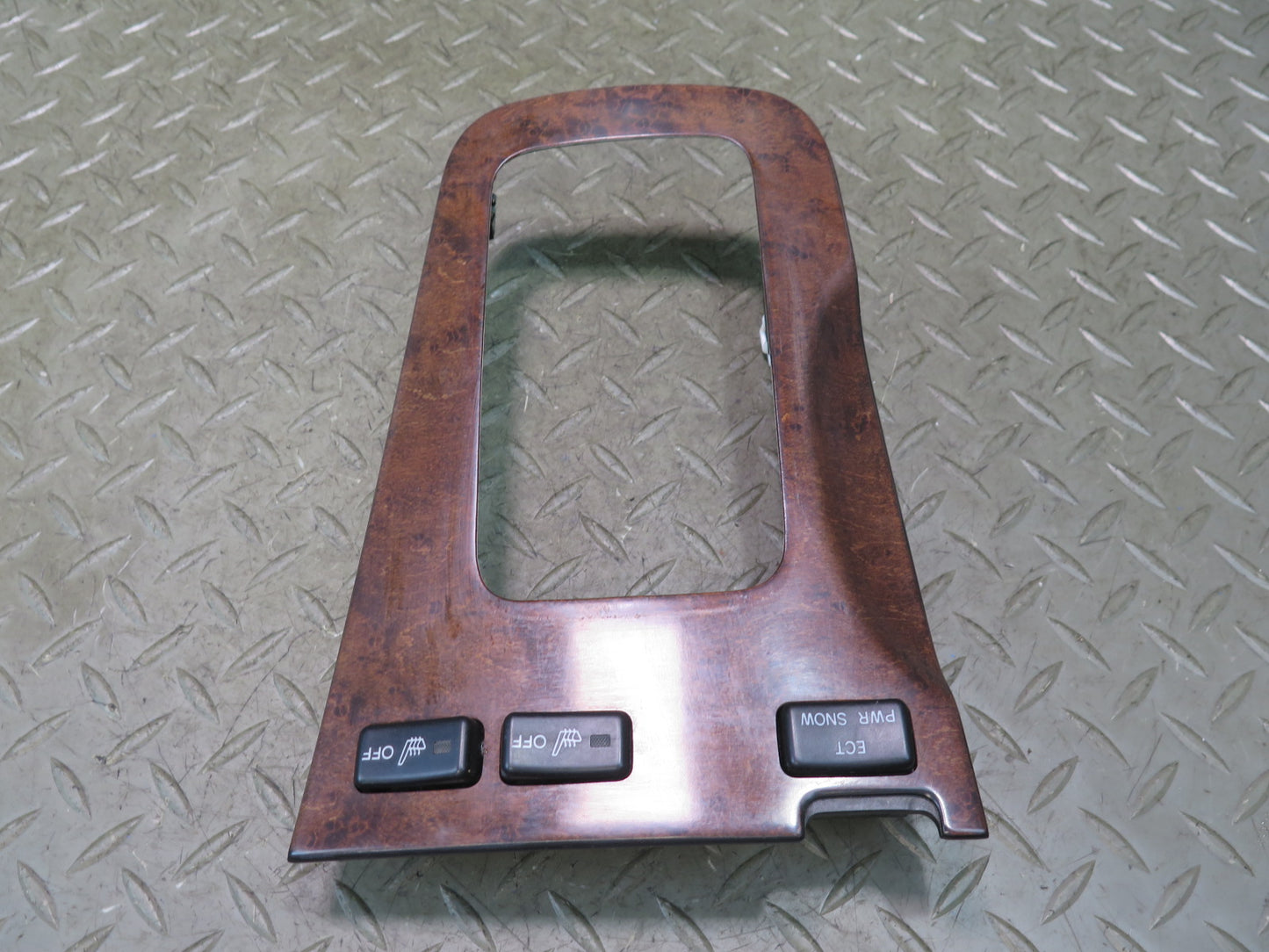 98-00 Lexus UZZ30L SC300 SC400 Center Console Shifter Trim Bezel w Switch OEM