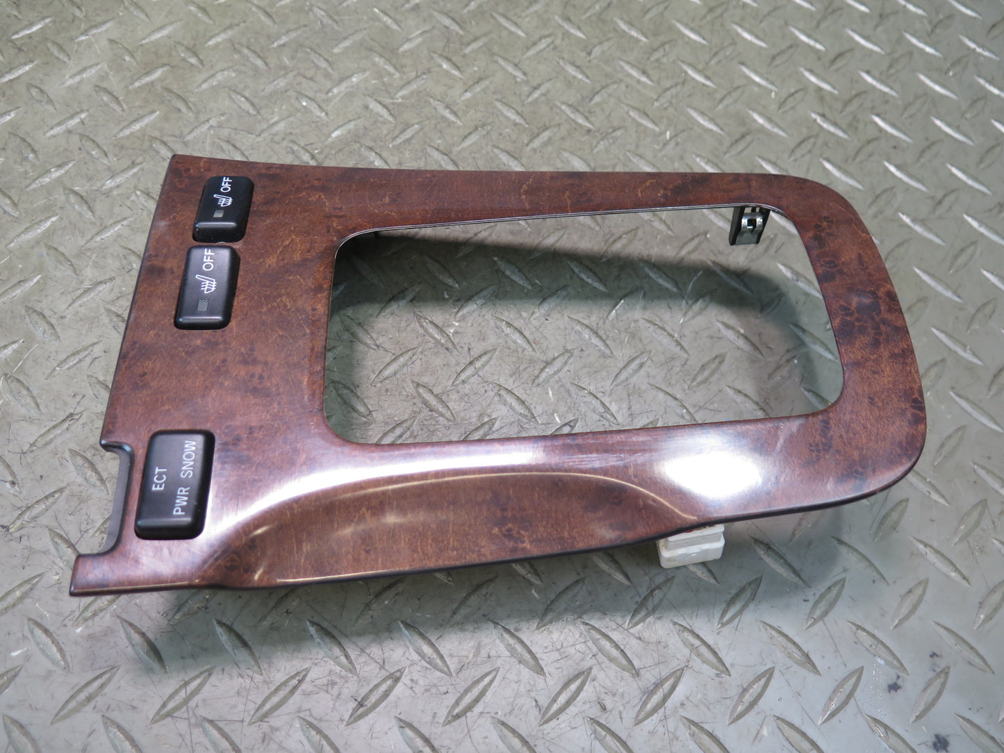 98-00 Lexus UZZ30L SC300 SC400 Center Console Shifter Trim Bezel w Switch OEM