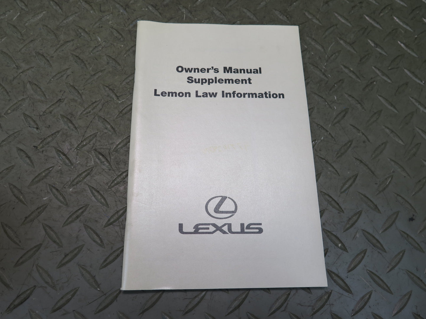 1999 Lexus UZZ30L SC400 Owners Guide Manual Book Set w Case OEM