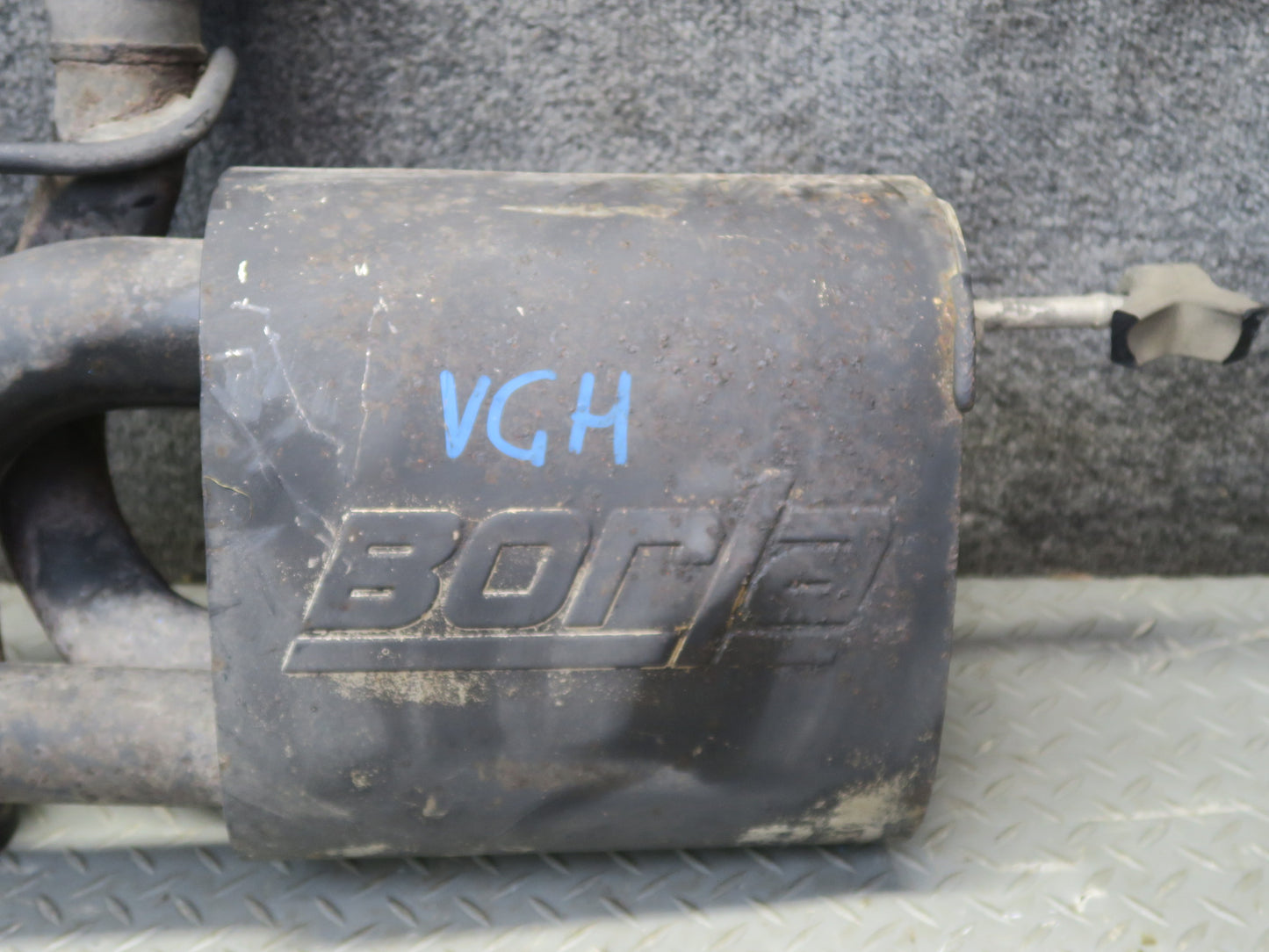 2008 VW Golf MK5 R32 Borla Exhaust Muffler w Tips