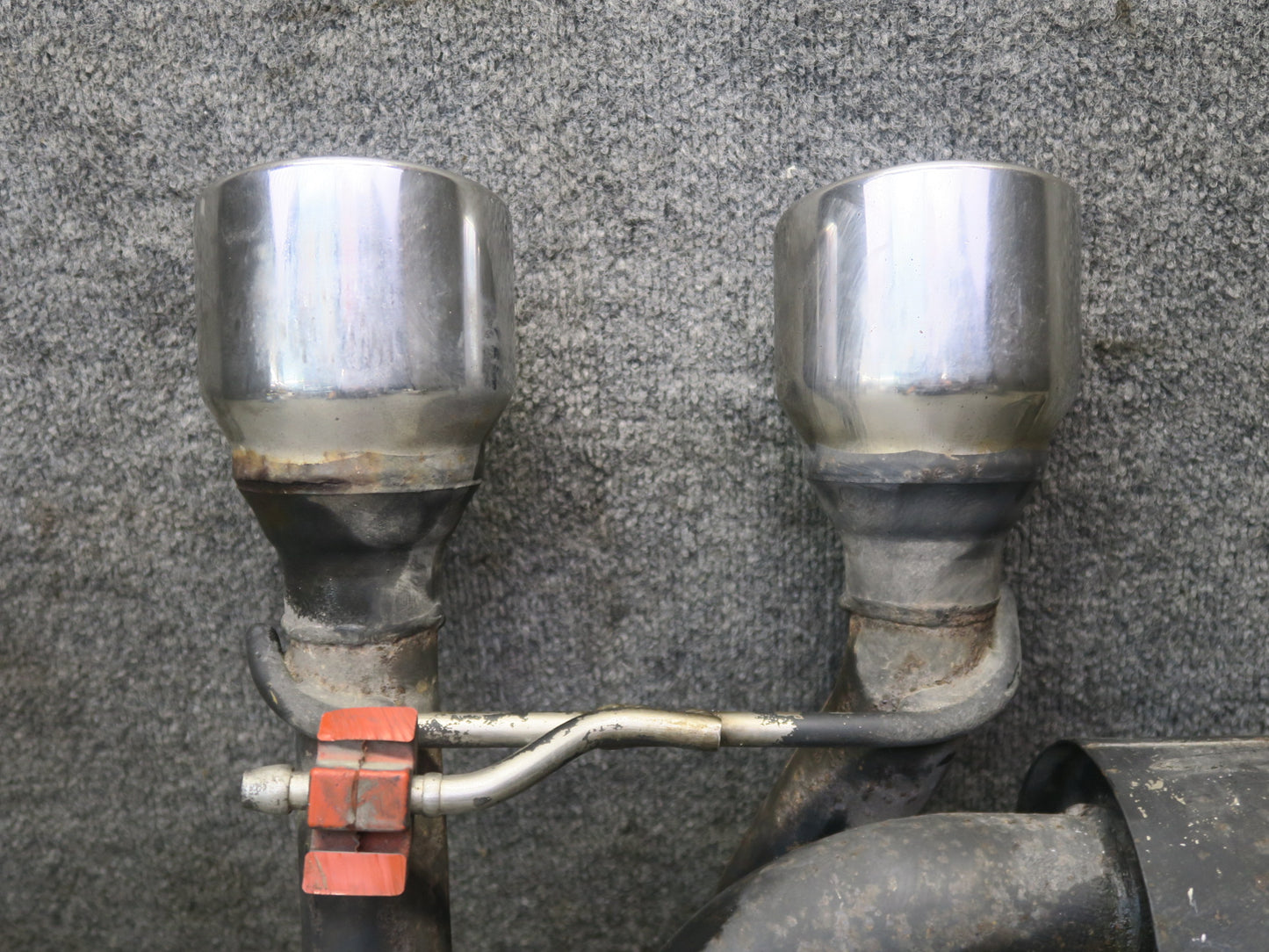 2008 VW Golf MK5 R32 Borla Exhaust Muffler w Tips