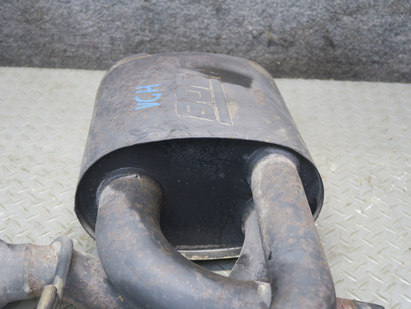 2008 VW Golf MK5 R32 Borla Exhaust Muffler w Tips