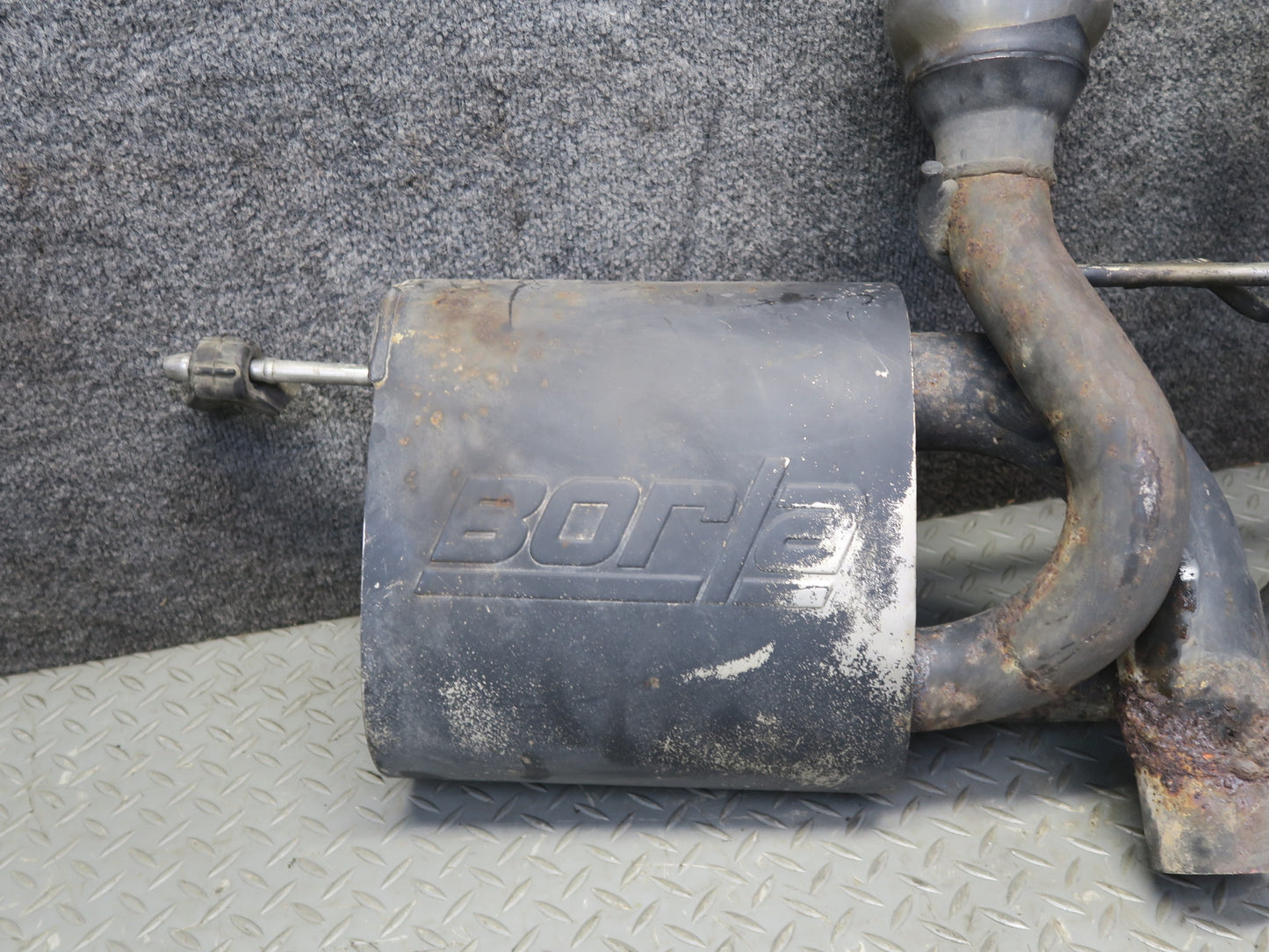 2008 VW Golf MK5 R32 Borla Exhaust Muffler w Tips