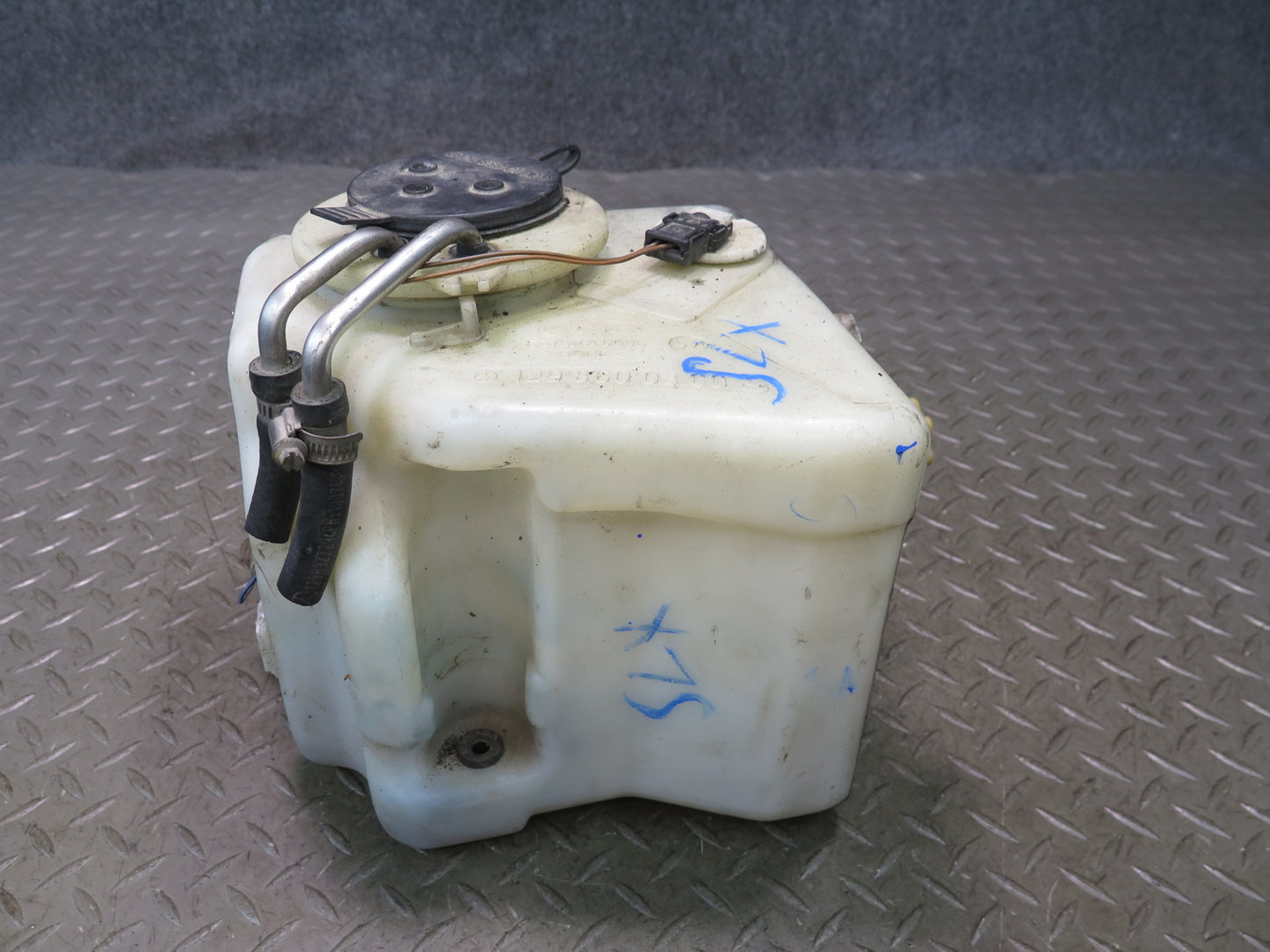 94-02 Mercedes R129 Sl-class Windshield Washer Fluid Reservoir Tank w Pump OEM