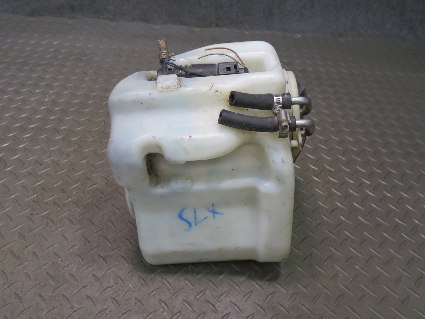 94-02 Mercedes R129 Sl-class Windshield Washer Fluid Reservoir Tank w Pump OEM