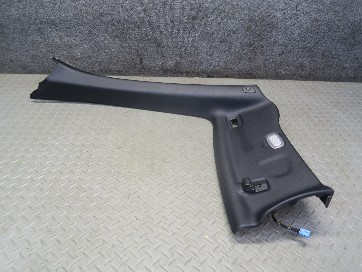 13-20 Mercedes R231 SL550 Set of 2 Front Interior A Pillar Trim Panel Black OEM