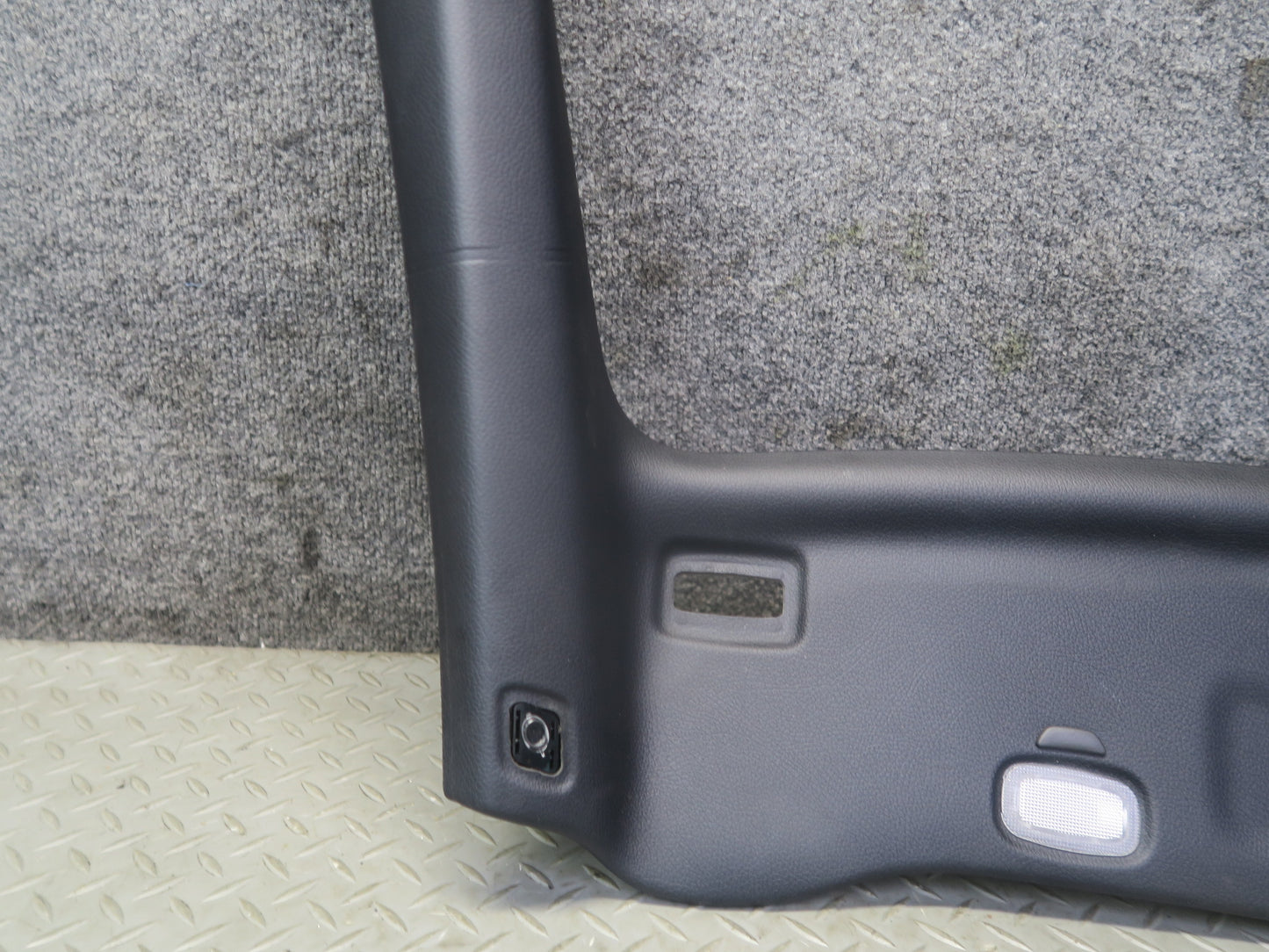 13-20 Mercedes R231 SL550 Set of 2 Front Interior A Pillar Trim Panel Black OEM