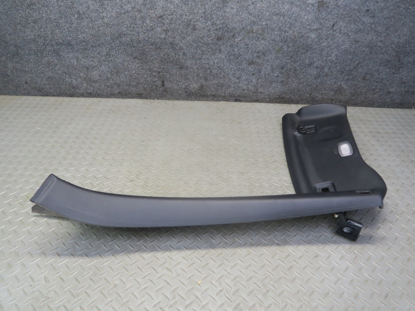 13-20 Mercedes R231 SL550 Set of 2 Front Interior A Pillar Trim Panel Black OEM
