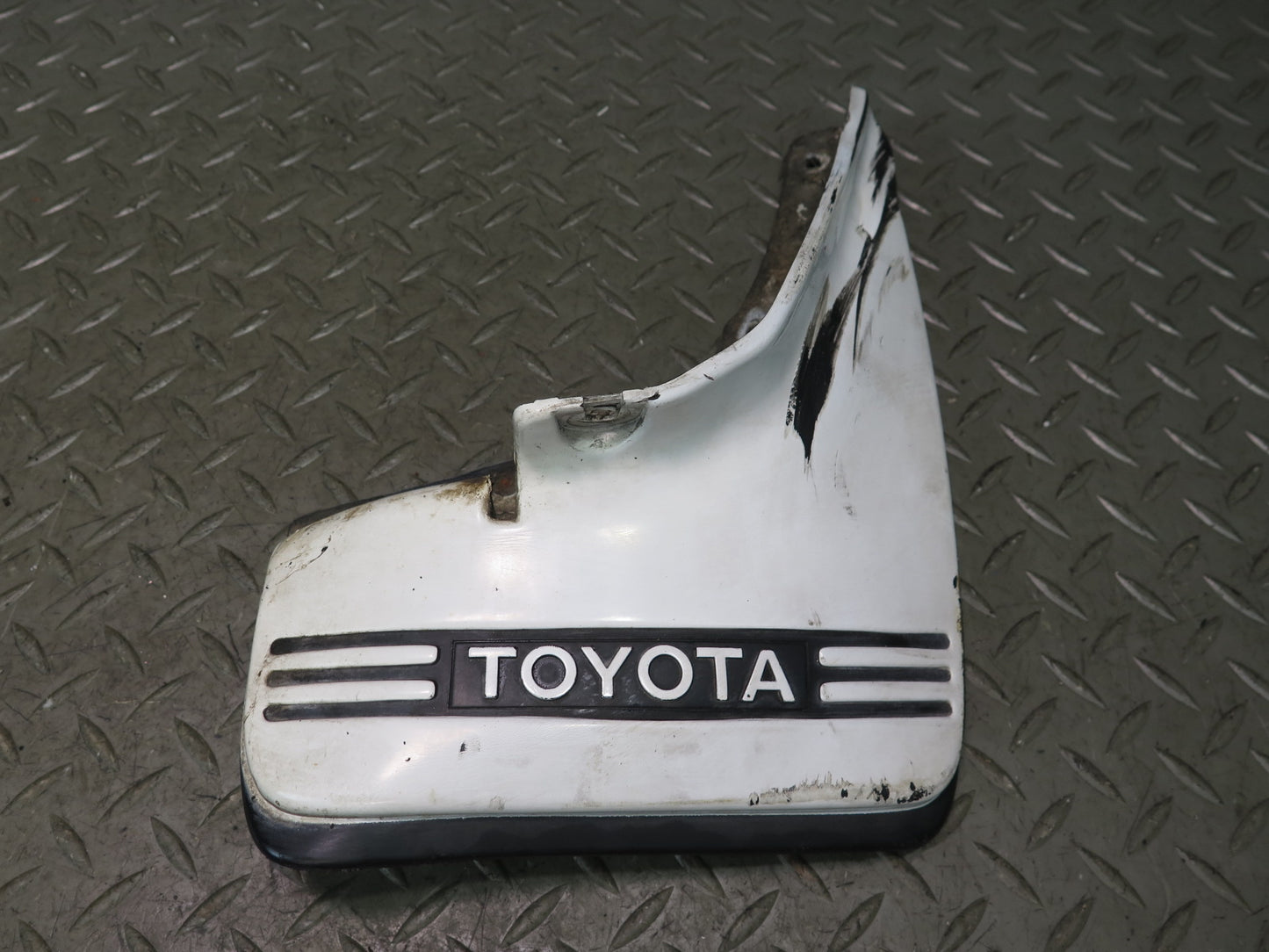 84-86 Toyota Cressida MX73 Sedan Front & Rear Right MUD Flap Guard White OEM