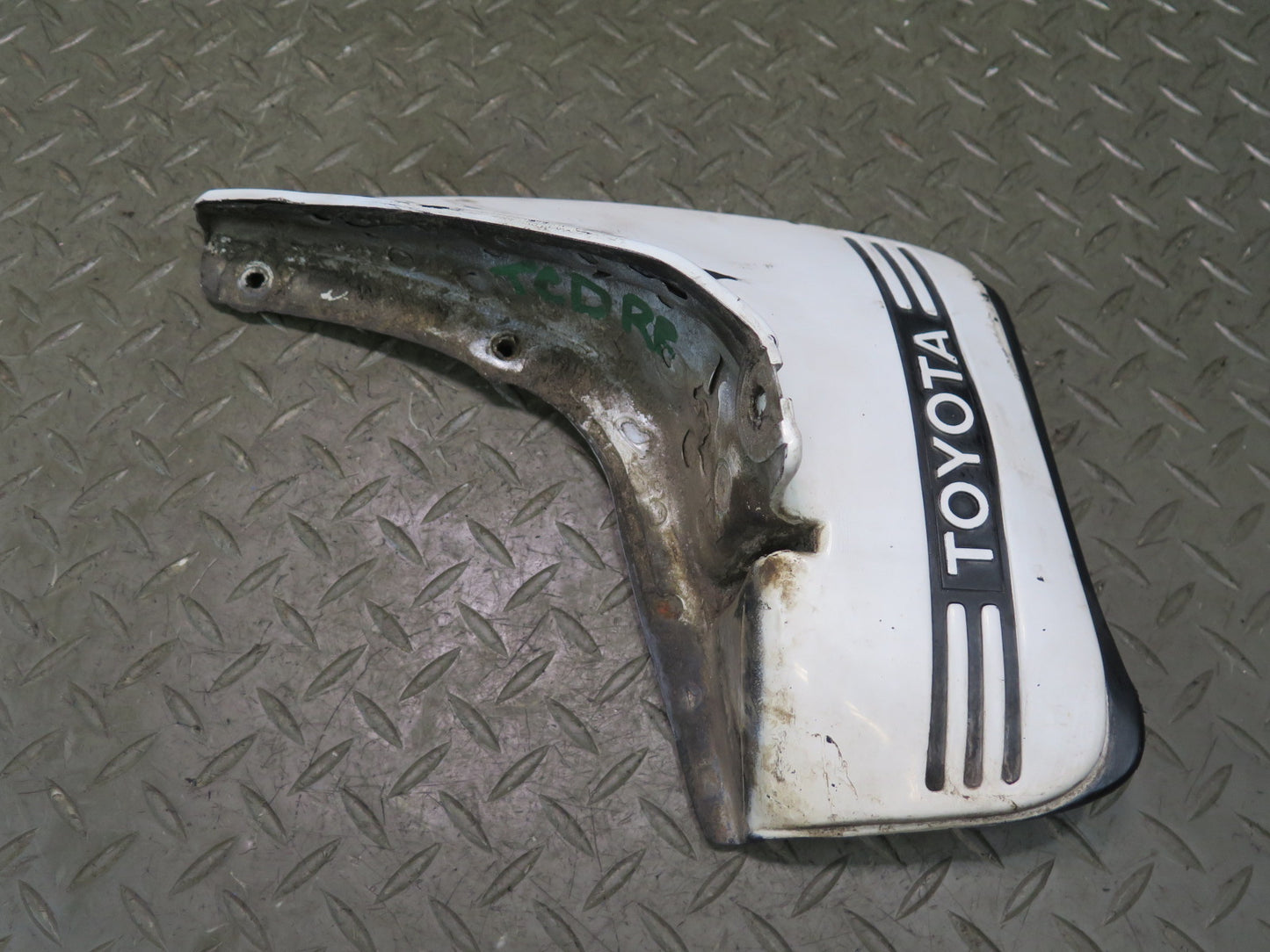 84-86 Toyota Cressida MX73 Sedan Front & Rear Right MUD Flap Guard White OEM