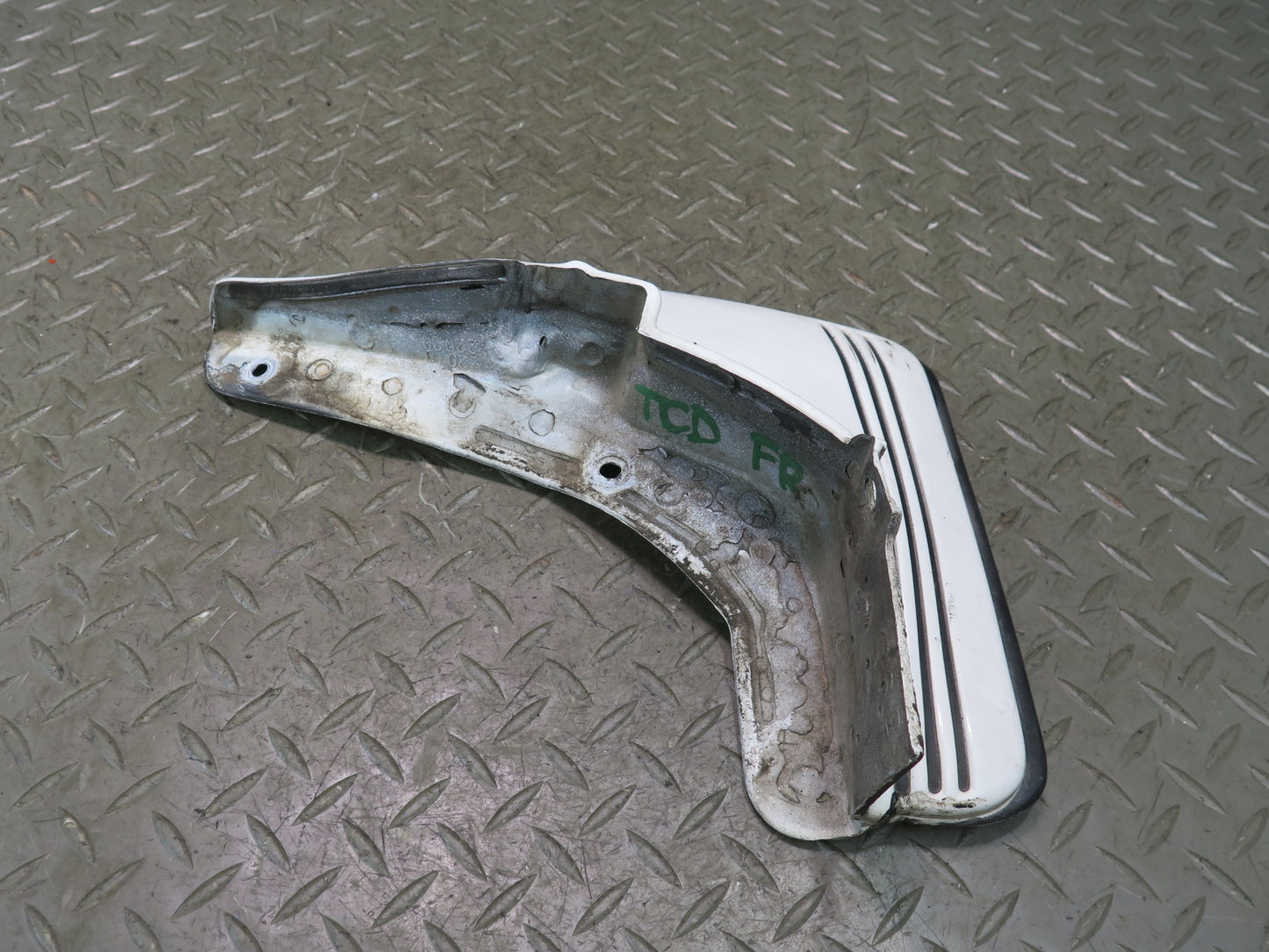 84-86 Toyota Cressida MX73 Sedan Front & Rear Right MUD Flap Guard White OEM