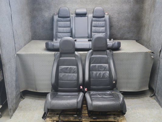 2008 VW Golf MK5 R32 2-DOOR Front & Rear Sport Leather Seat Set Anthracite OEM