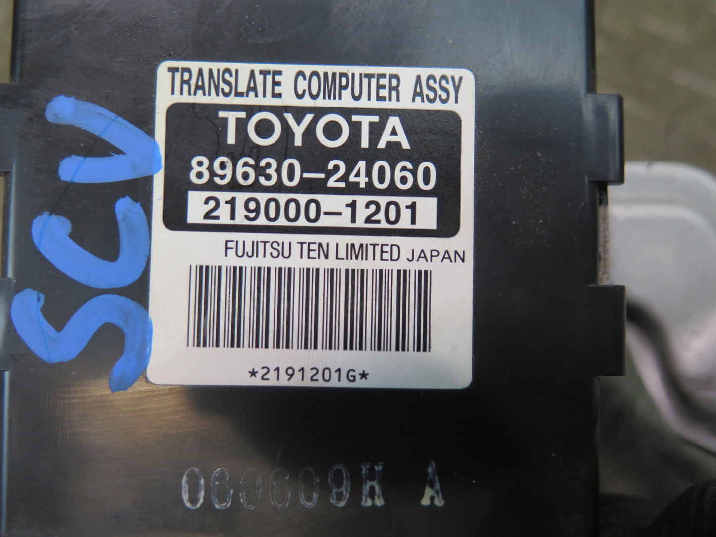 06-10 Lexus UZZ40L SC430 Translate Control Computer Module 89630-24060 OEM