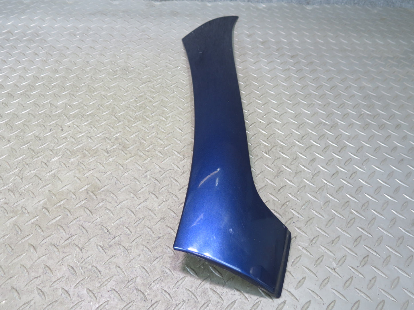 02-10 Lexus Z40 SC430 Set of 2 Exterior Windshield A Pillar Trim Cover Blue OEM
