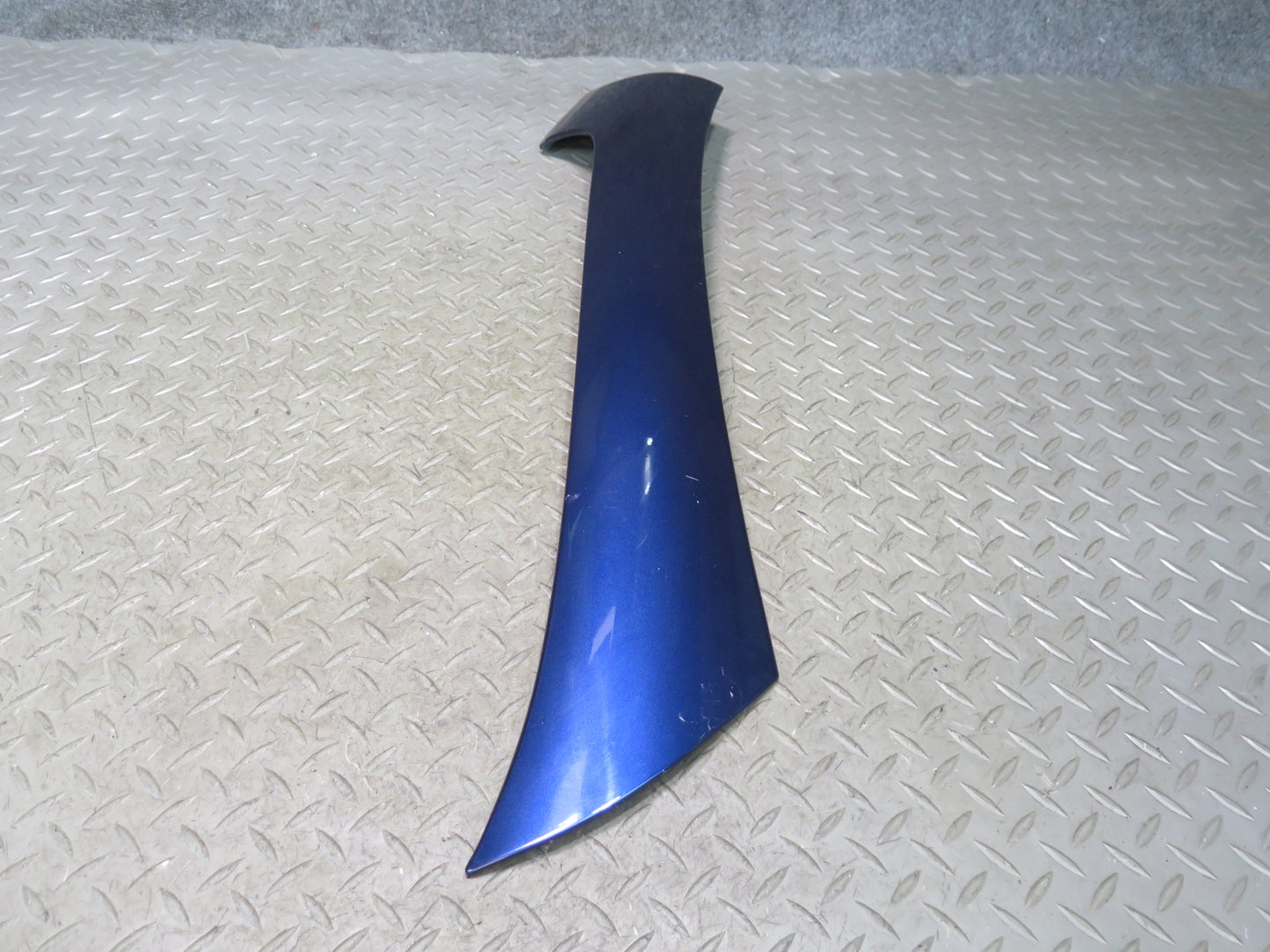 02-10 Lexus Z40 SC430 Set of 2 Exterior Windshield A Pillar Trim Cover Blue OEM