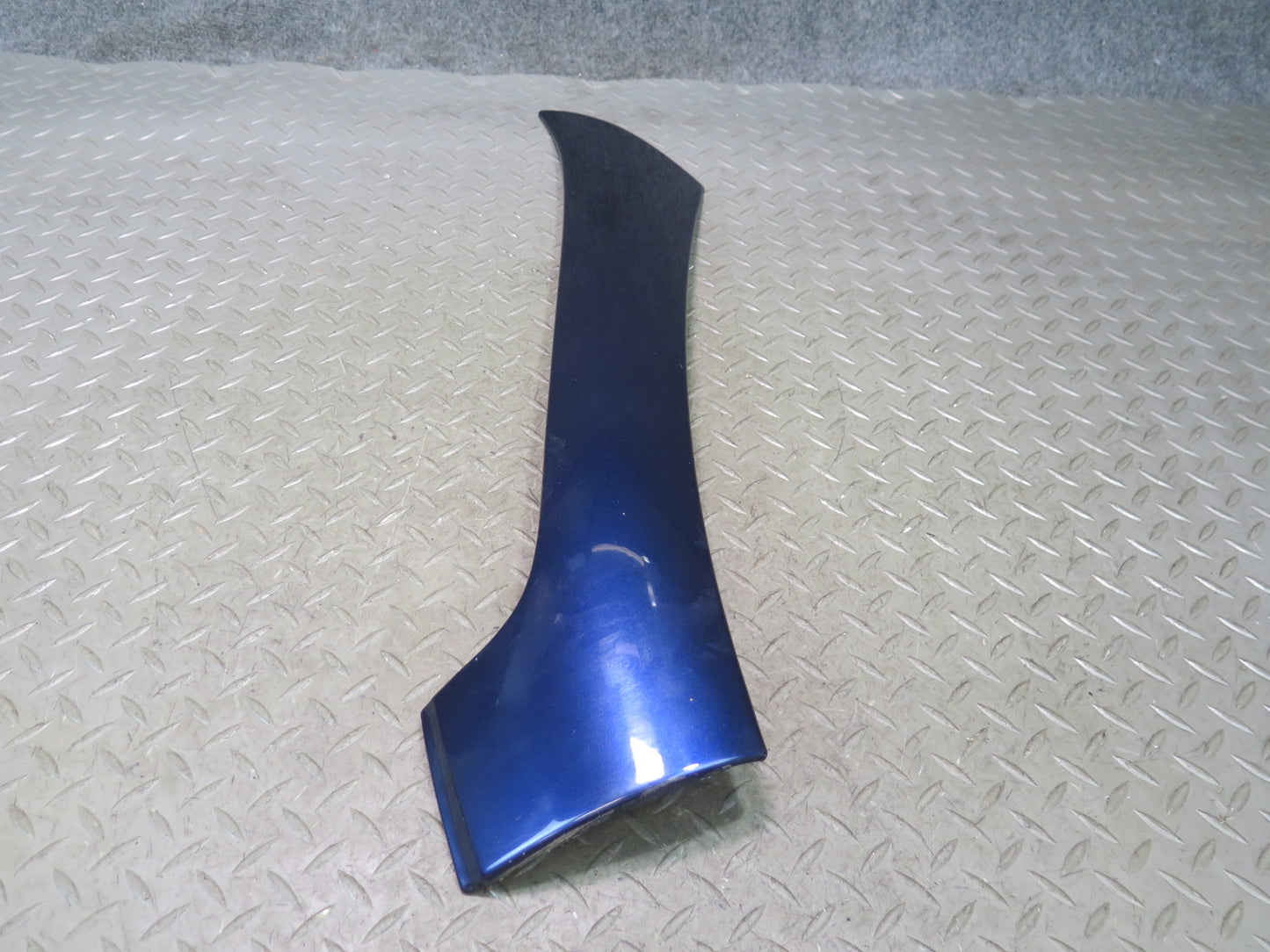 02-10 Lexus Z40 SC430 Set of 2 Exterior Windshield A Pillar Trim Cover Blue OEM