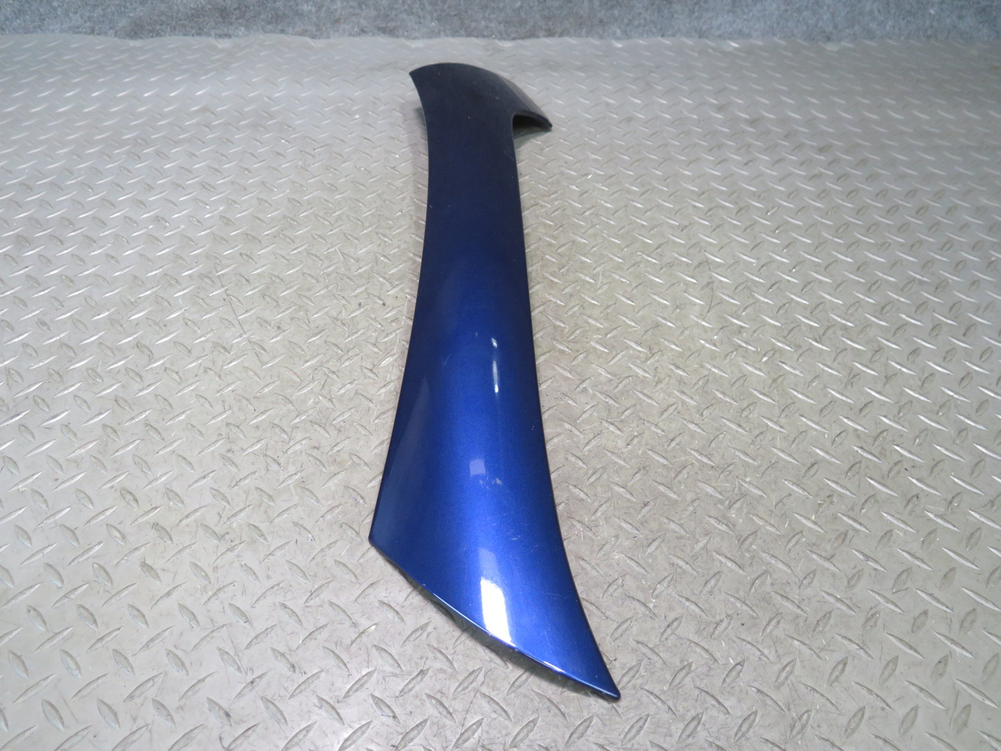 02-10 Lexus Z40 SC430 Set of 2 Exterior Windshield A Pillar Trim Cover Blue OEM