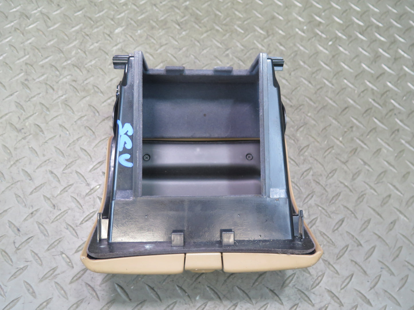 02-10 Lexus UZZ40L SC43 Rear Center Console Pocket Storage Compartment Beige OEM