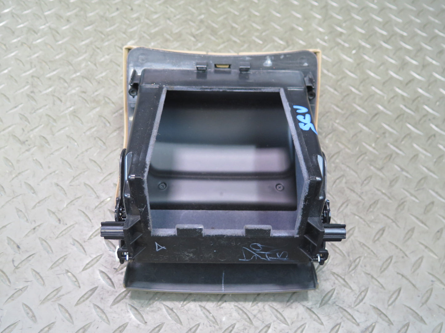 02-10 Lexus UZZ40L SC43 Rear Center Console Pocket Storage Compartment Beige OEM