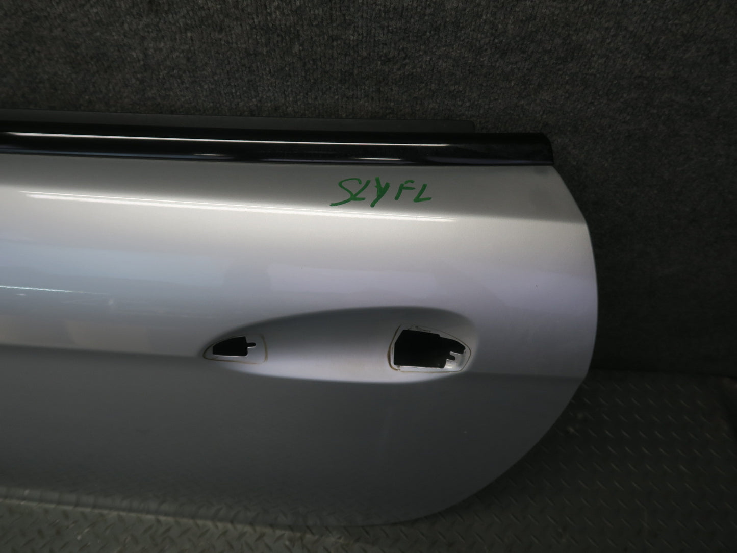 13-20 Mercedes R231 SL550 Left Door Shell Panel Iridium Silver OEM