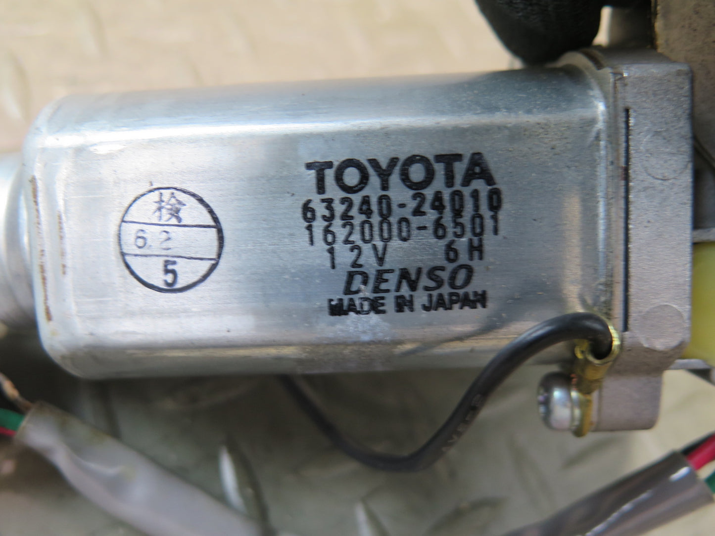 02-10 Lexus Z40 SC430 Convertible TOP Roof Right Hinge Drive Motor OEM
