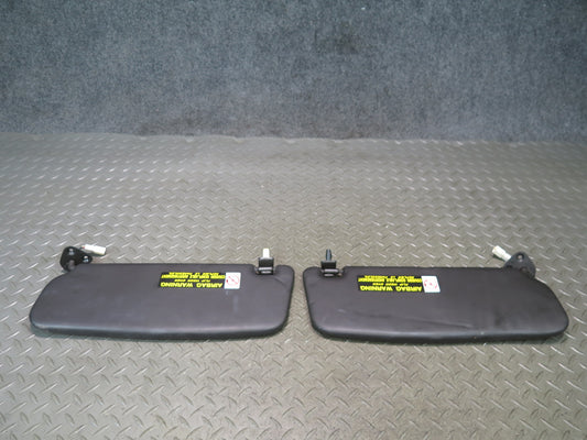 06-10 Lexus SC430 UZZ40L Set of 2 Front Left & Right Sun Visor Dark Brown OEM