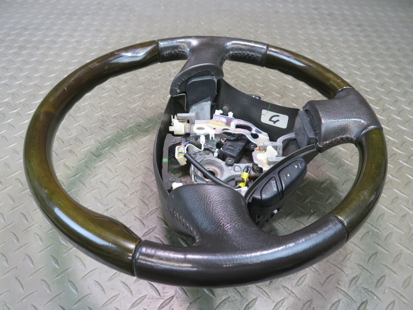 02-06 Lexus Z40 SC430 Leather Wood Steering w Radio Cruise Switch 74K Miles OEM