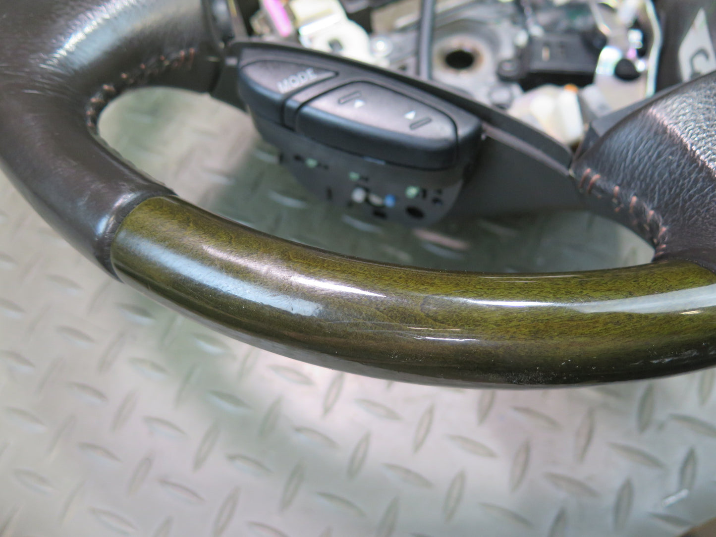 02-06 Lexus Z40 SC430 Leather Wood Steering w Radio Cruise Switch 74K Miles OEM