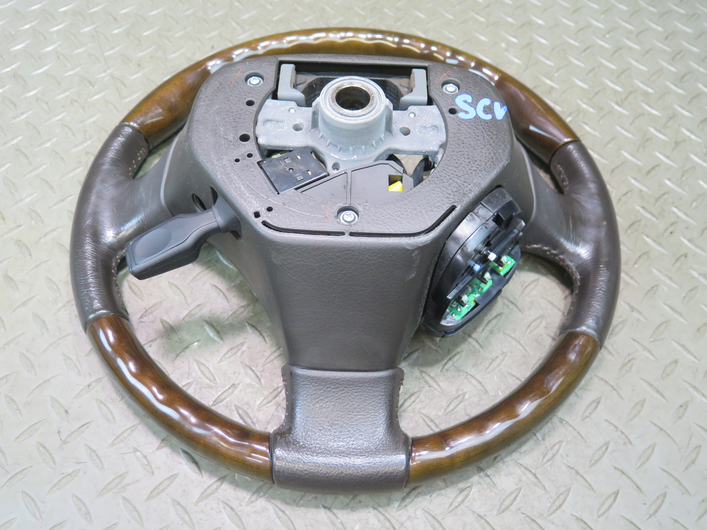 02-06 Lexus Z40 SC430 Leather Wood Steering w Radio Cruise Switch 74K Miles OEM