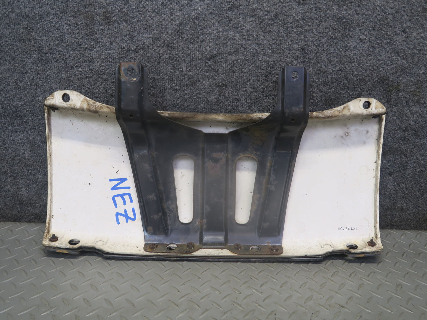 91-96 Nissan Z32 300ZX Front Nose Trim Molding Panel Midnight Black OEM