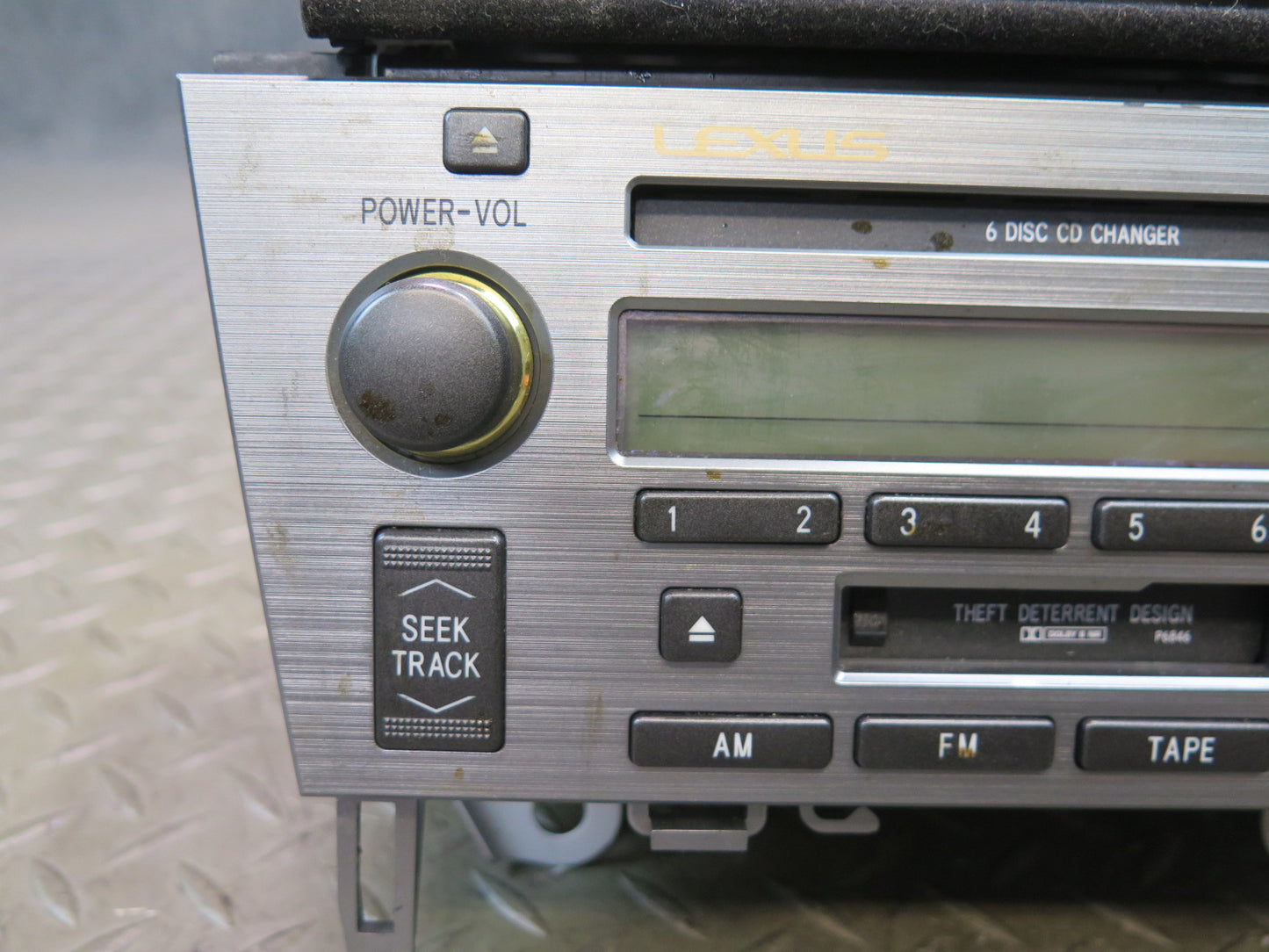 05-10 Lexus Z40 SC430 Radio Cassette CD Player Changer Head Unit w Wood Trim OEM