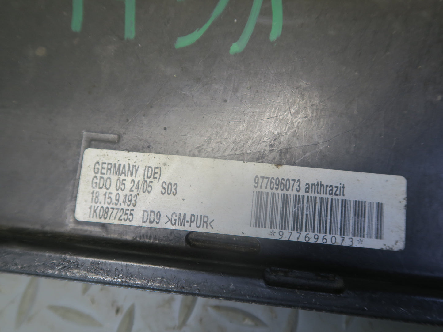 2008 VW Golf MK5 R32 Sunroof Shade Interior Trim Cover Panel 1K0877255 OEM
