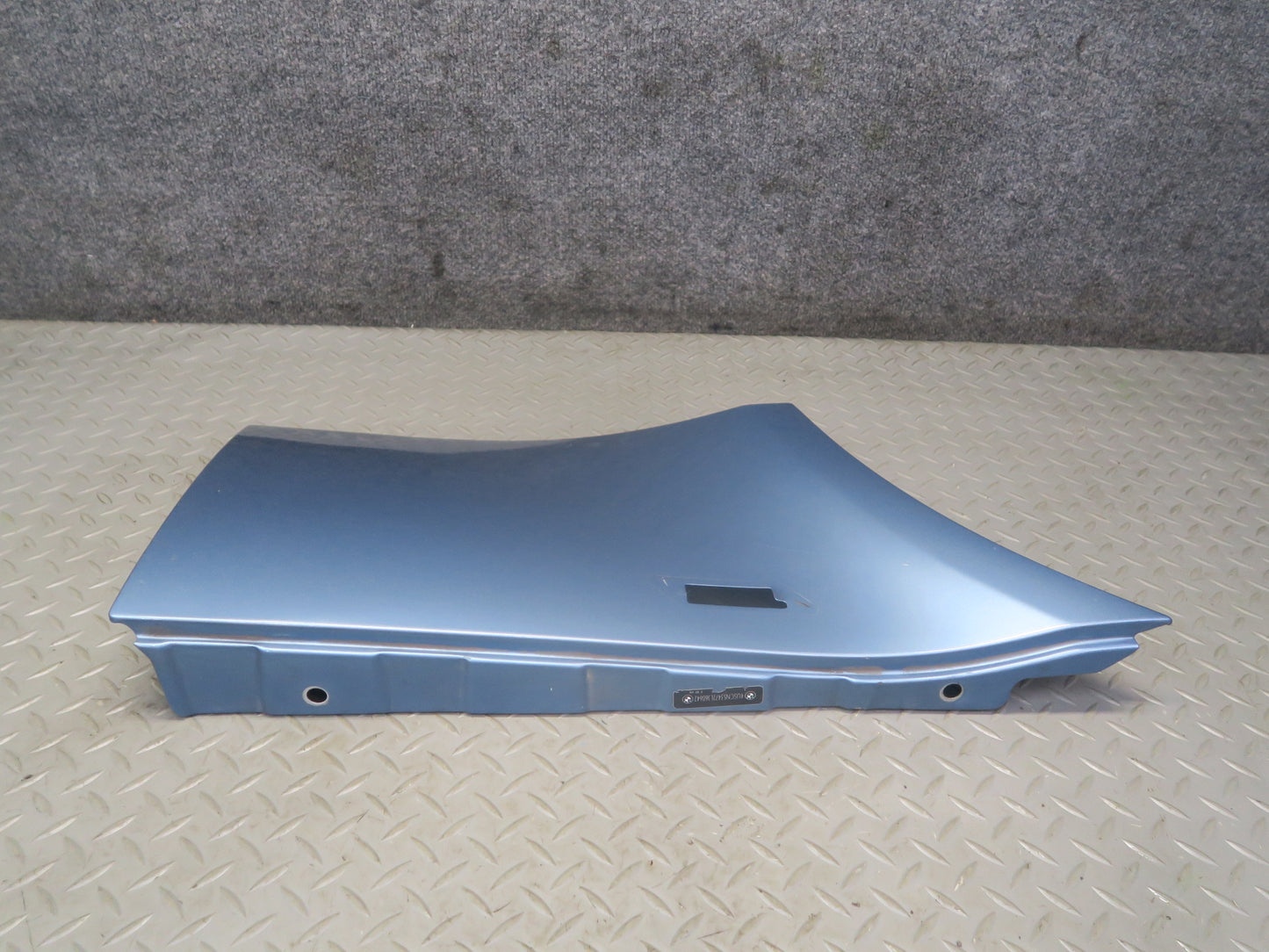 96-02 BMW E36/7 Z3 Front Left Fender Shell Cover Atlanta Blue 57K Miles OEM