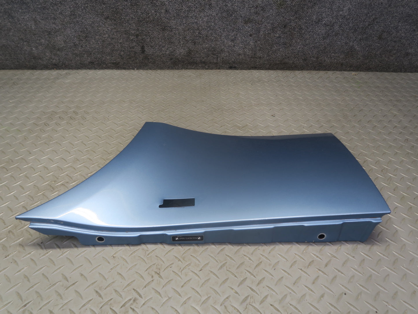 96-02 BMW E36/7 Z3 Front Right Fender Shell Cover Panel Atlanta Blue 57K OEM