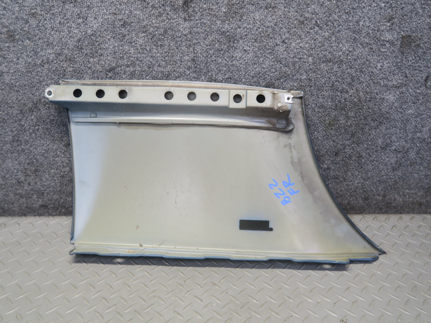 96-02 BMW E36/7 Z3 Front Right Fender Shell Cover Panel Atlanta Blue 57K OEM