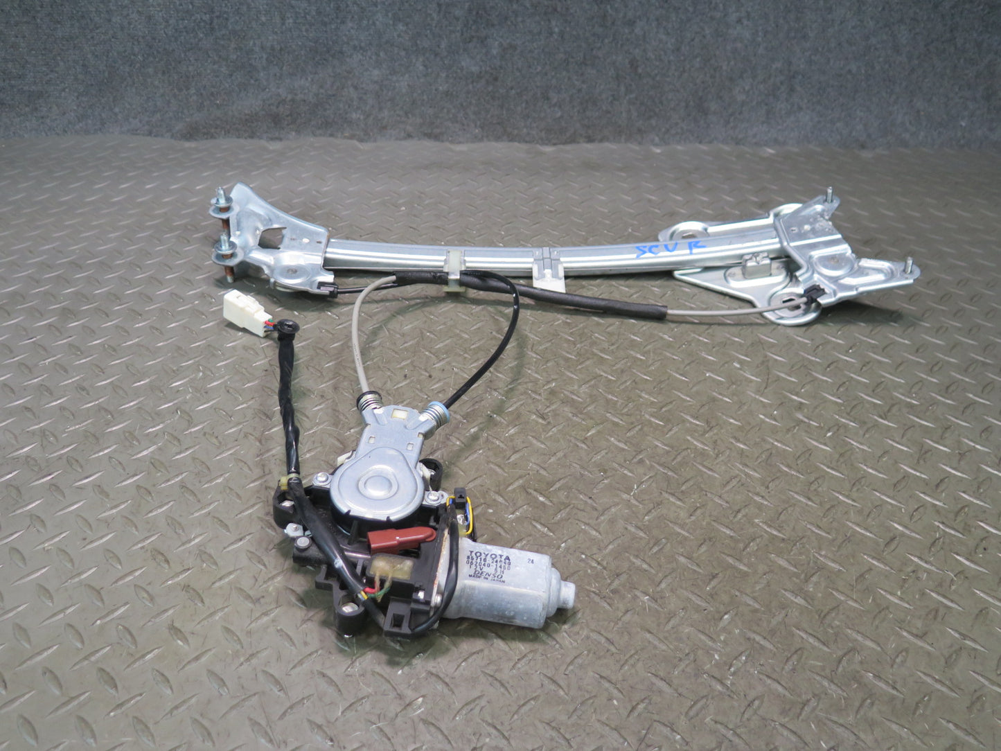 02-10 Lexus Z40 SC430 Front Right Passenger Door Window Regulator w Motor OEM