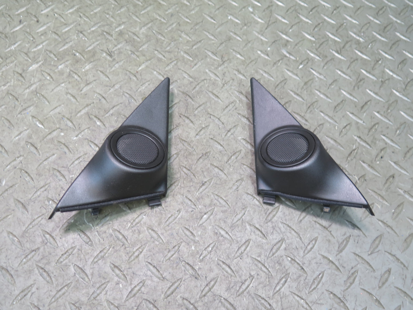 02-07 Lexus SC430 Set of 2 Door Tweeter Speaker Grille Cover Black OEM
