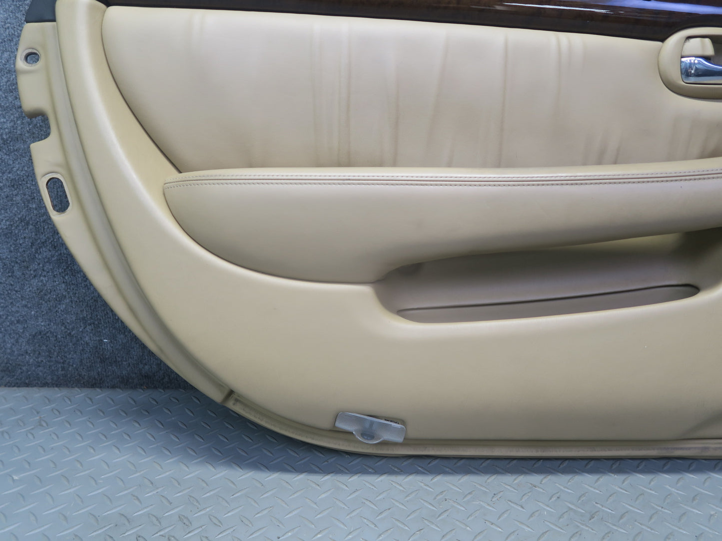06-07 Lexus SC430 Set of 2 Left & Right Door Interior Trim Cover Panel Camel OEM