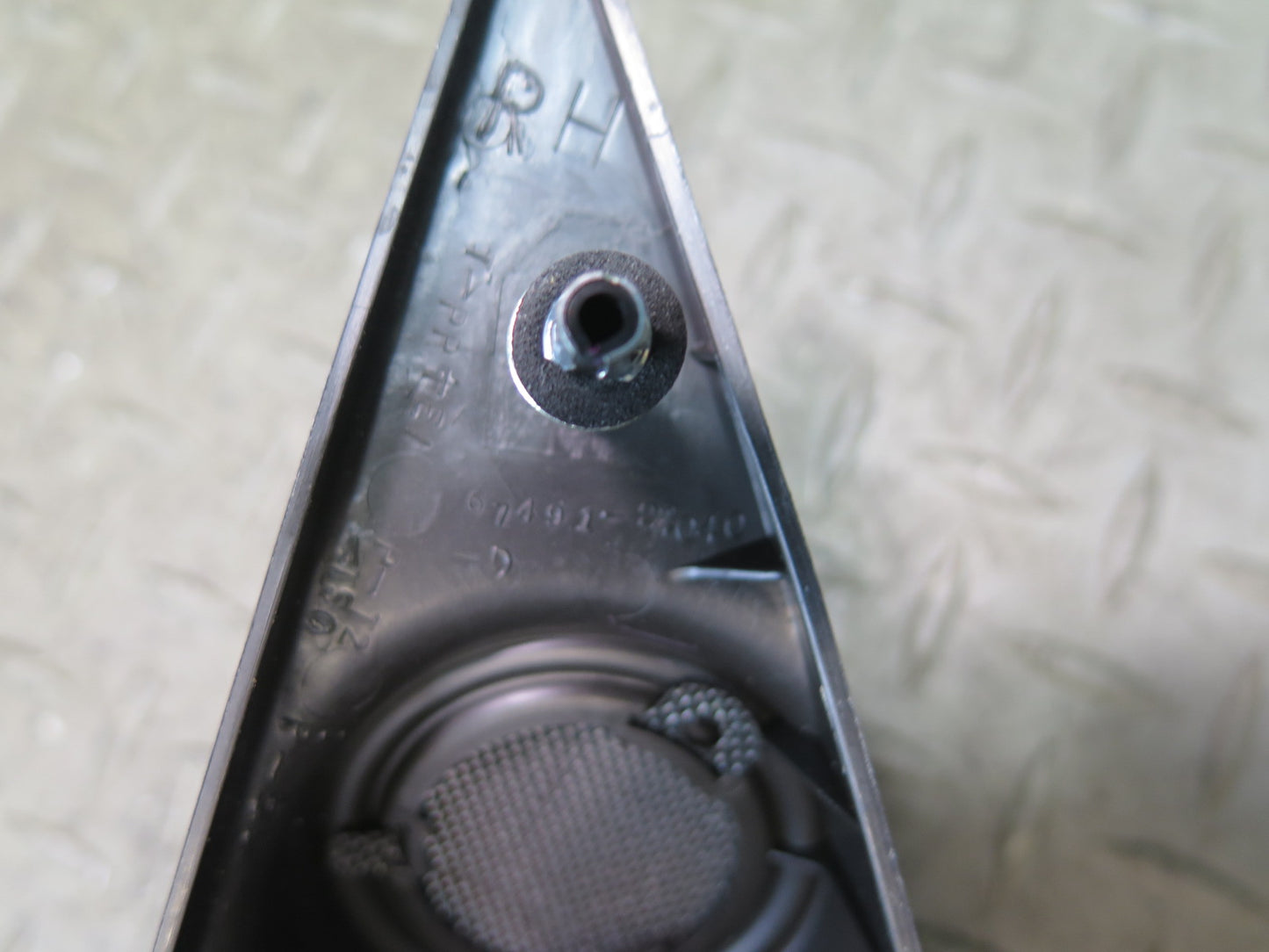 02-07 Lexus SC430 Set of 2 Door Tweeter Speaker Grille Cover Black OEM