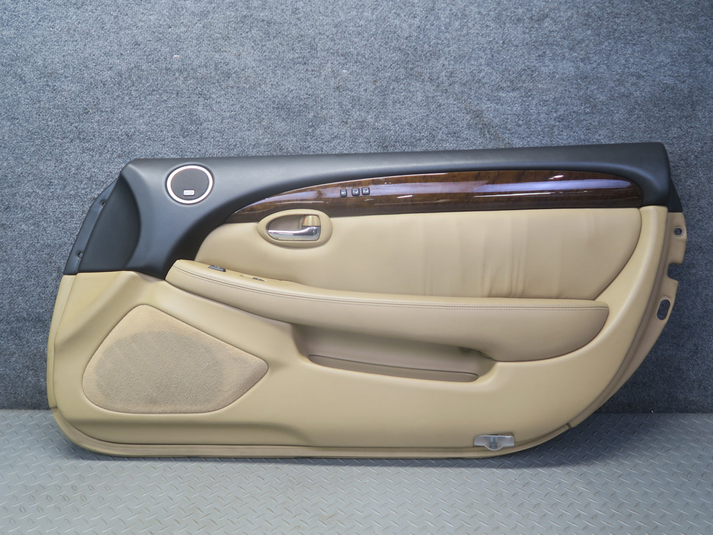 06-07 Lexus SC430 Set of 2 Left & Right Door Interior Trim Cover Panel Camel OEM