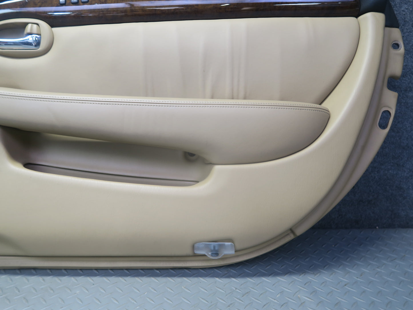 06-07 Lexus SC430 Set of 2 Left & Right Door Interior Trim Cover Panel Camel OEM