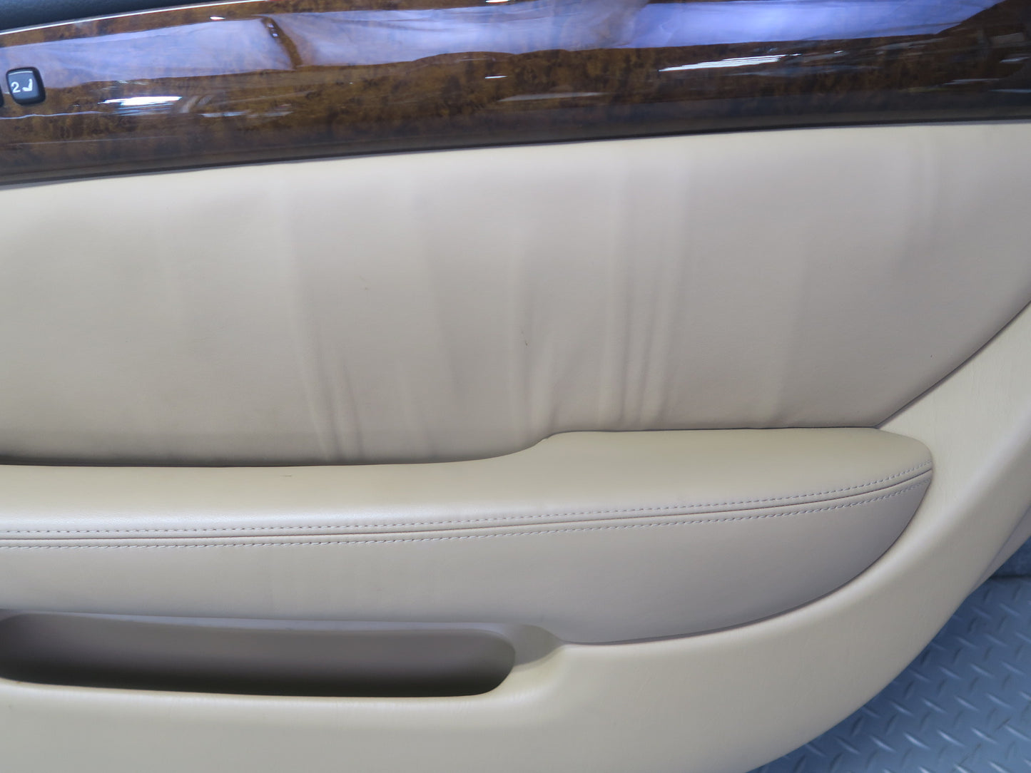 06-07 Lexus SC430 Set of 2 Left & Right Door Interior Trim Cover Panel Camel OEM