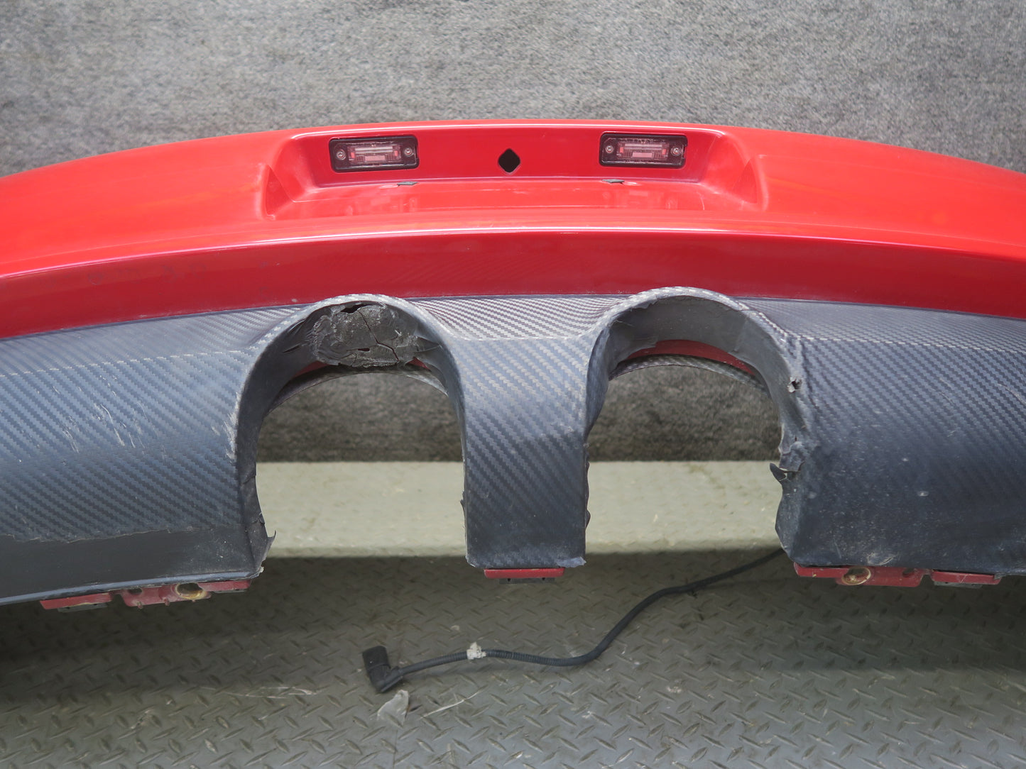 2008 VW Golf MK5 R32 Rear Bumper Cover Tornado RED OEM