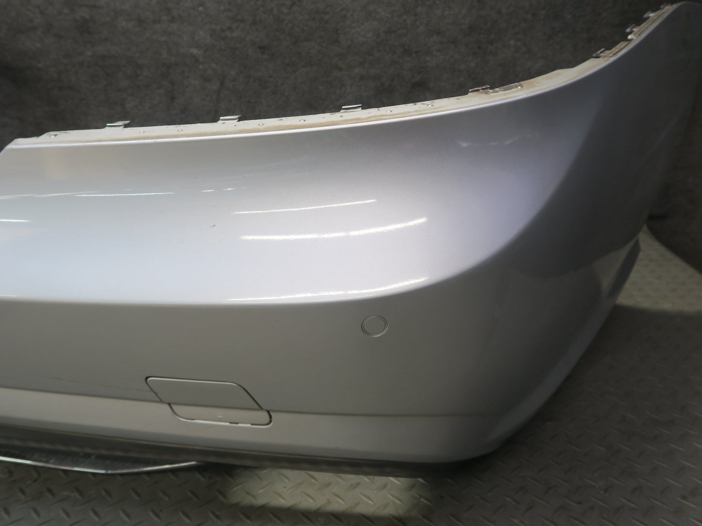 13-16 Mercedes R231 SL550 AMG Sport Rear Bumper Cover Iridium Silver w PDC OEM