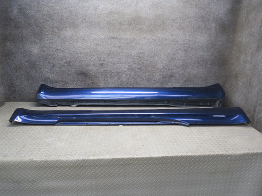 02-06 Lexus Z40 SC430 Set of 2 Left & Right Side Skirt Rocker Panel Blue OEM