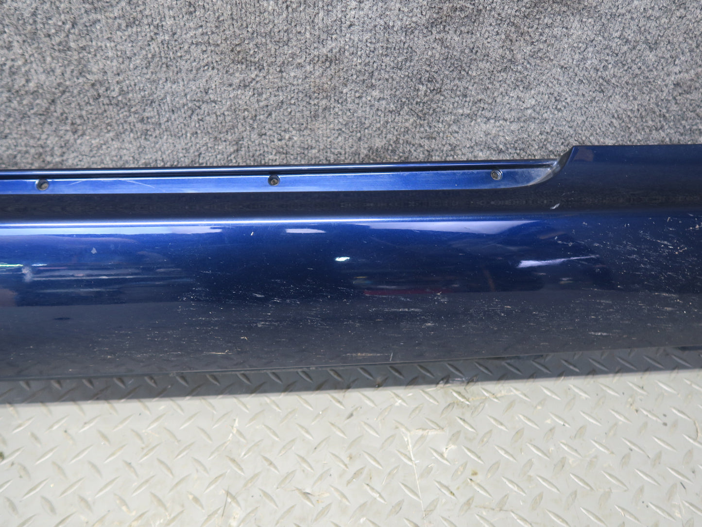 02-06 Lexus Z40 SC430 Set of 2 Left & Right Side Skirt Rocker Panel Blue OEM