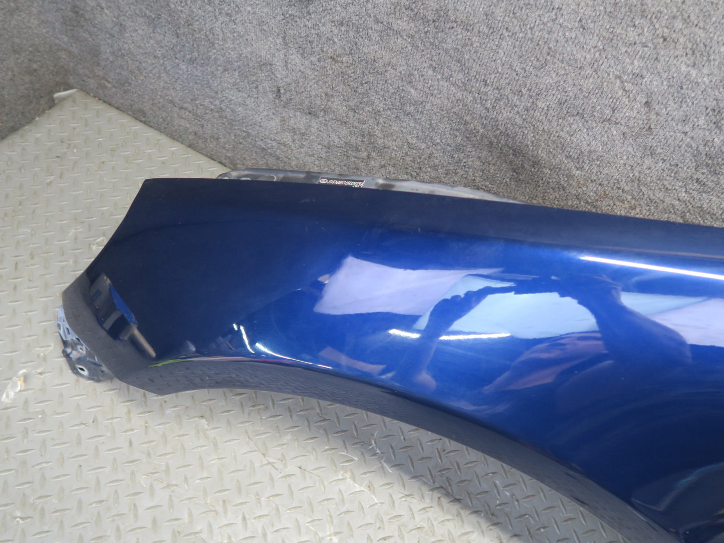 02-10 Lexus UZZ40L SC430 Front Left Driver Side Fender Shell Panel Blue OEM
